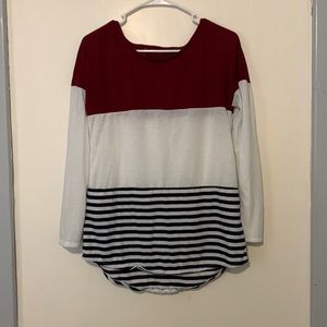 Size M long sleeve with lacing on back. Pet & smoke free home.